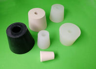Epdm Silicone NBR Rubber Stopper With Hole Cone Shape High Temperature Resistance