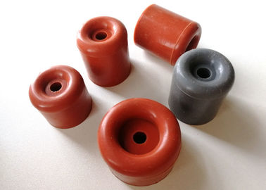 Multi Colored Round Rubber Door Stop / Furniture Leg Caps Eco Friendly