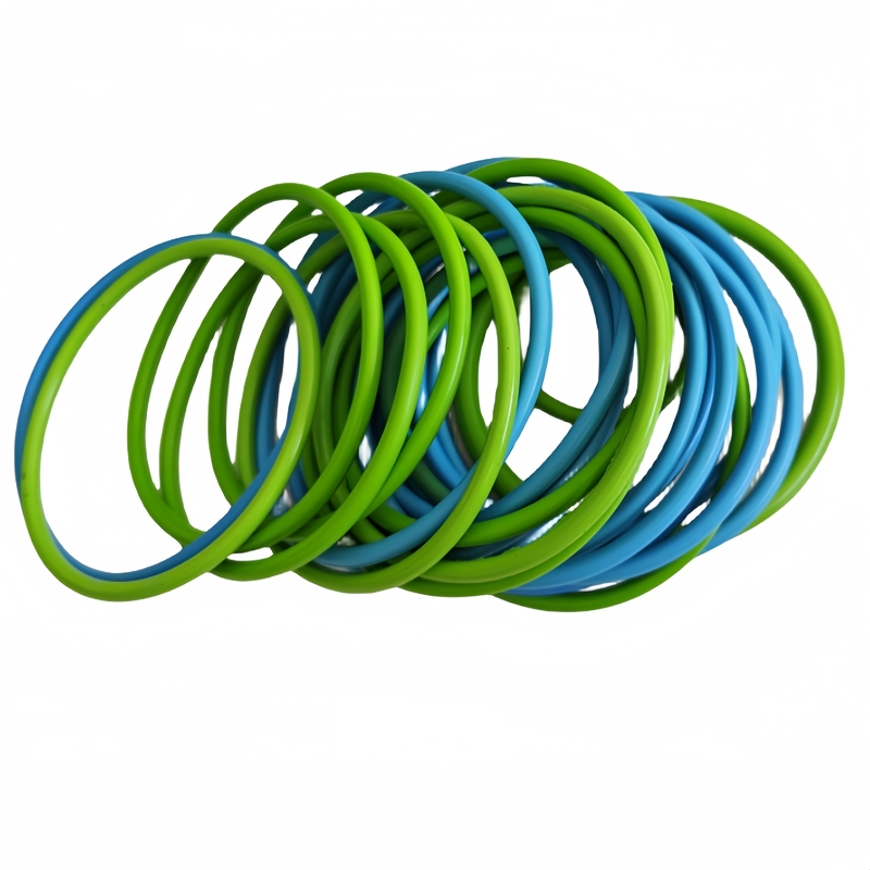 NBR EPDM FKM 30 60 90 Shore A Green Blue Black Red Colorful Rubber O Rings For Seal