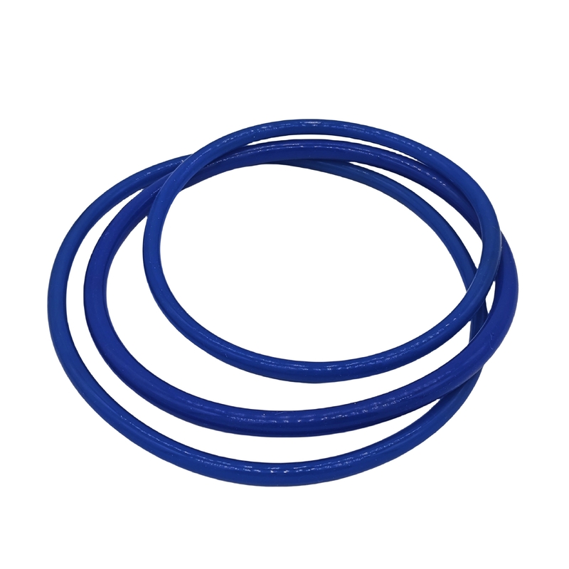 Quality Certification Orange Blue Black Colorful Silicone Rubber O Ring With High Heat Resistant