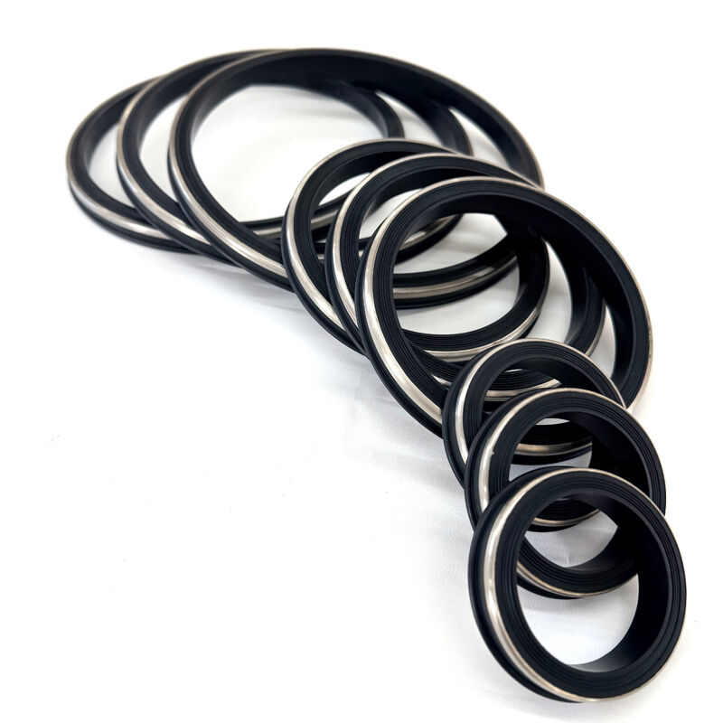 H2S Resistant Hammer Union Seals | FKM with Stainless Steel Backup Ring | 15,000 PSI CWP