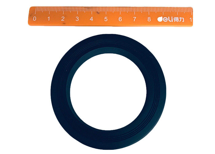 2 Inch HNBR Black Hammer Union Seal Rings / Lip Seal Gasket Oil Resistant