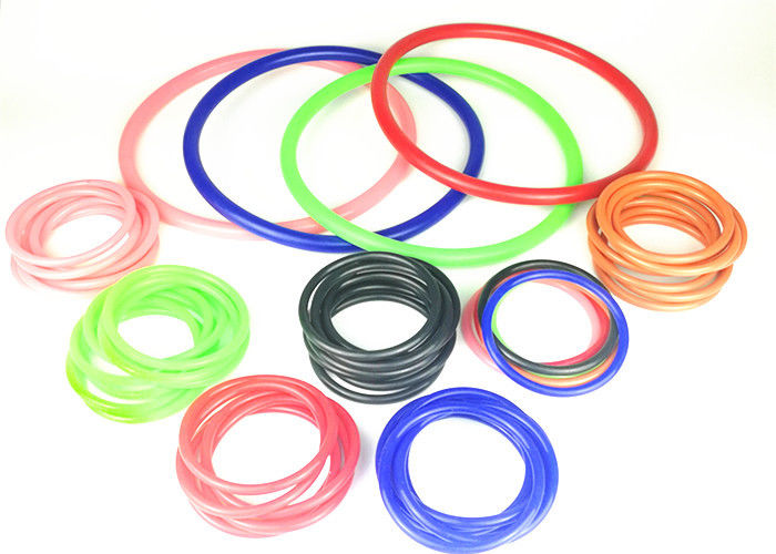 NBR / Silicone / Viton / FKM Rubber O Rings AS568A Standard With Anti