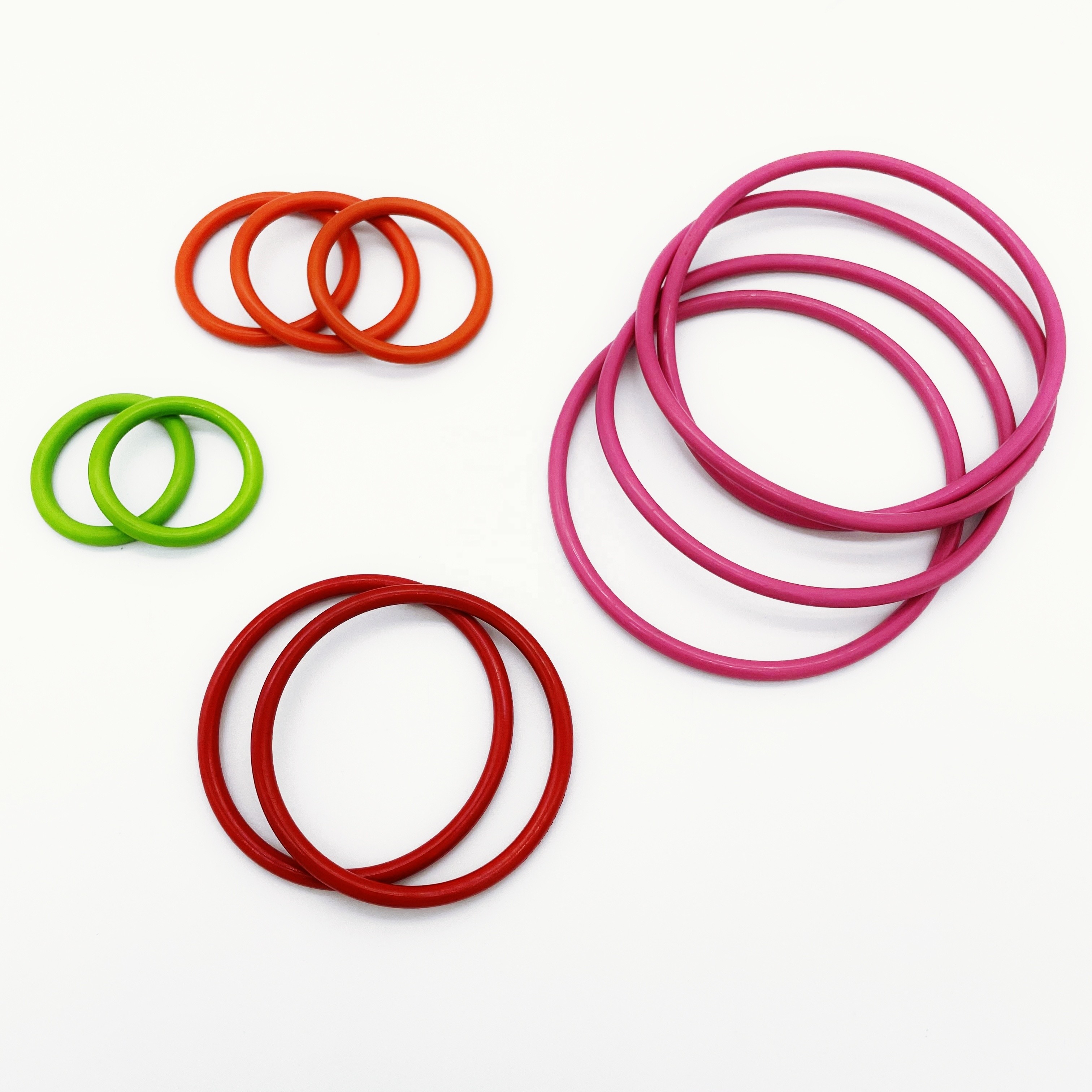 Colored NBR Rubber O Rings 0.5mm to 2000mm Available Size Water ...