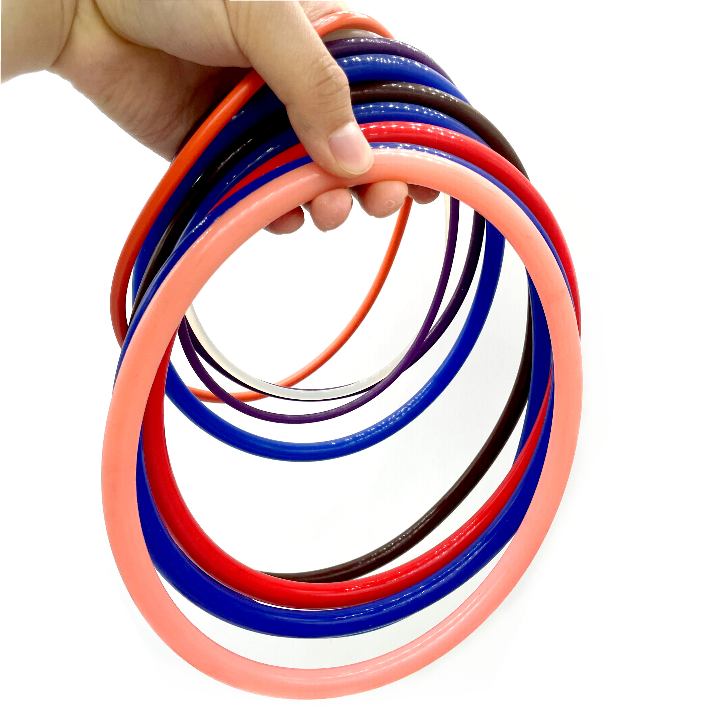 Non Standard Size Custom Shape FKM Silicone NBR O U X Shaped Rubber O Rings