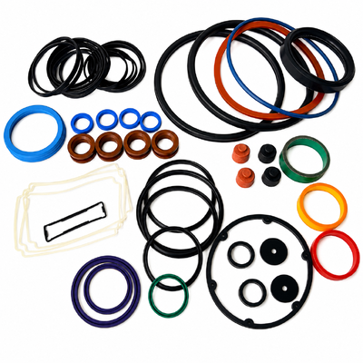 ISO 9001 Certified Custom Rubber Seals in NBR FKM EPDM Silicone for Industrial Sealing Components