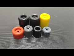 Multi Colored Round Rubber Door Stop / Furniture Leg Caps Eco Friendly