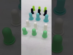 Food Grade Lab Silicone Rubber Bung Stopper Small Rubber Plugs White Color